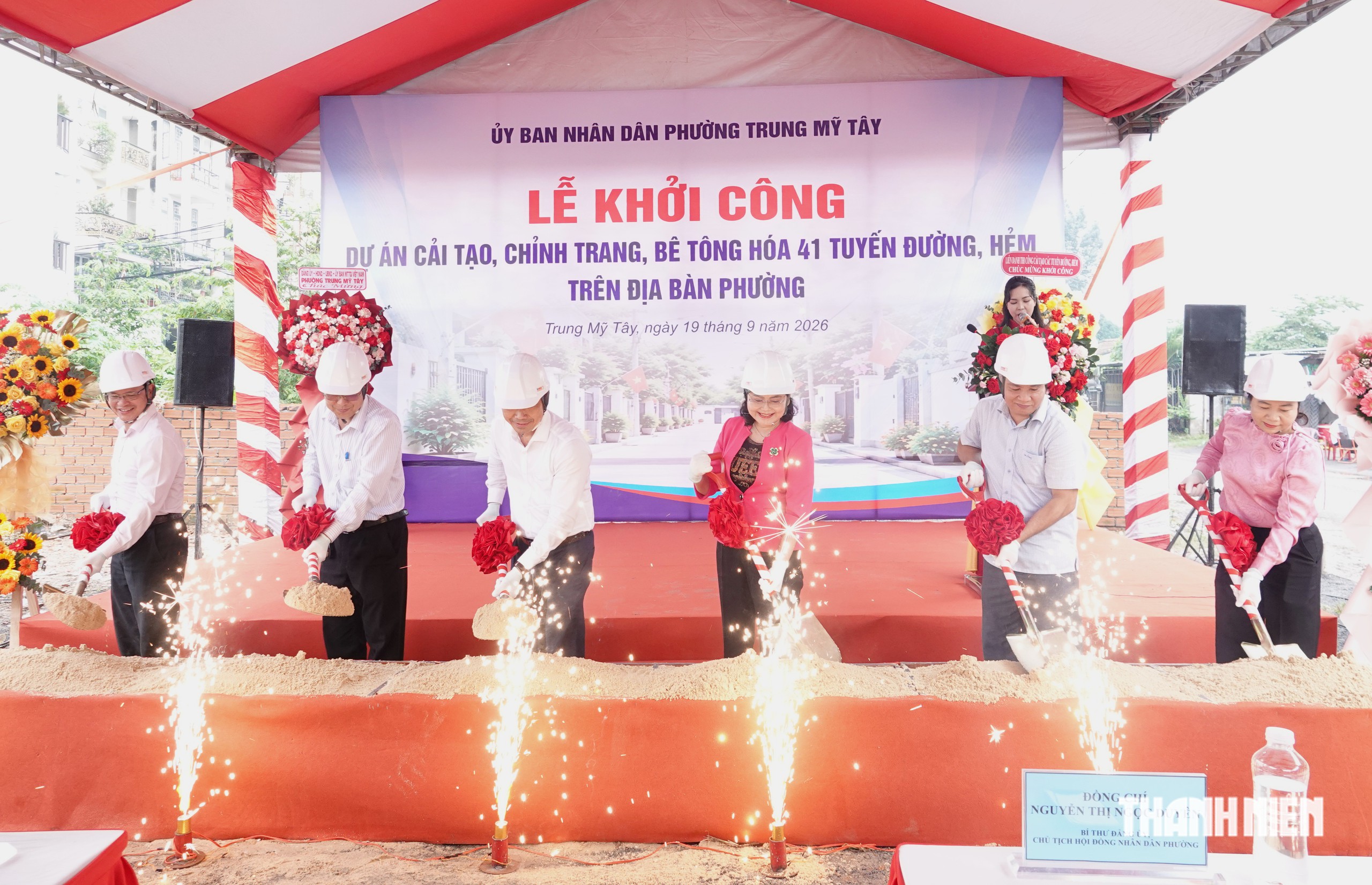 Phường cửa ngõ Tây Bắc TP.HCM cải tạo 41 tuyến đường, hẻm - Ảnh 4.