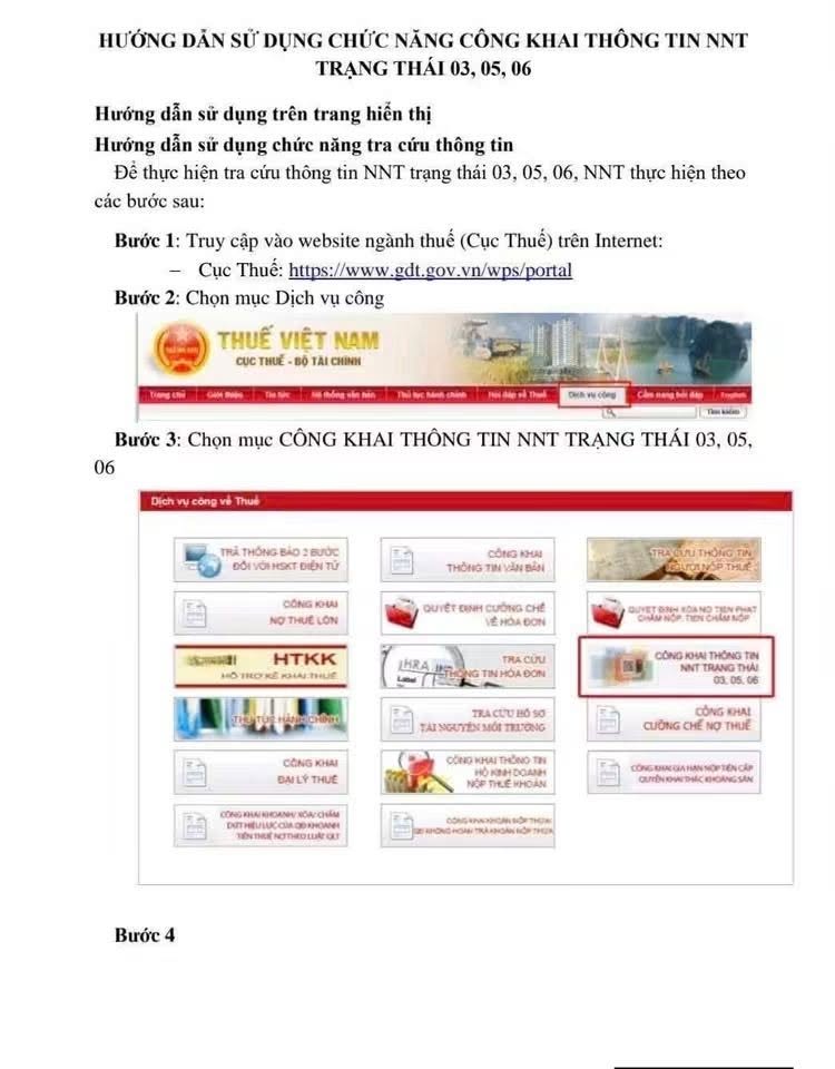 Tra cứu nhanh, biết ngay mã số thuế có thuộc trạng thái 03, 05, 06- Ảnh 1.