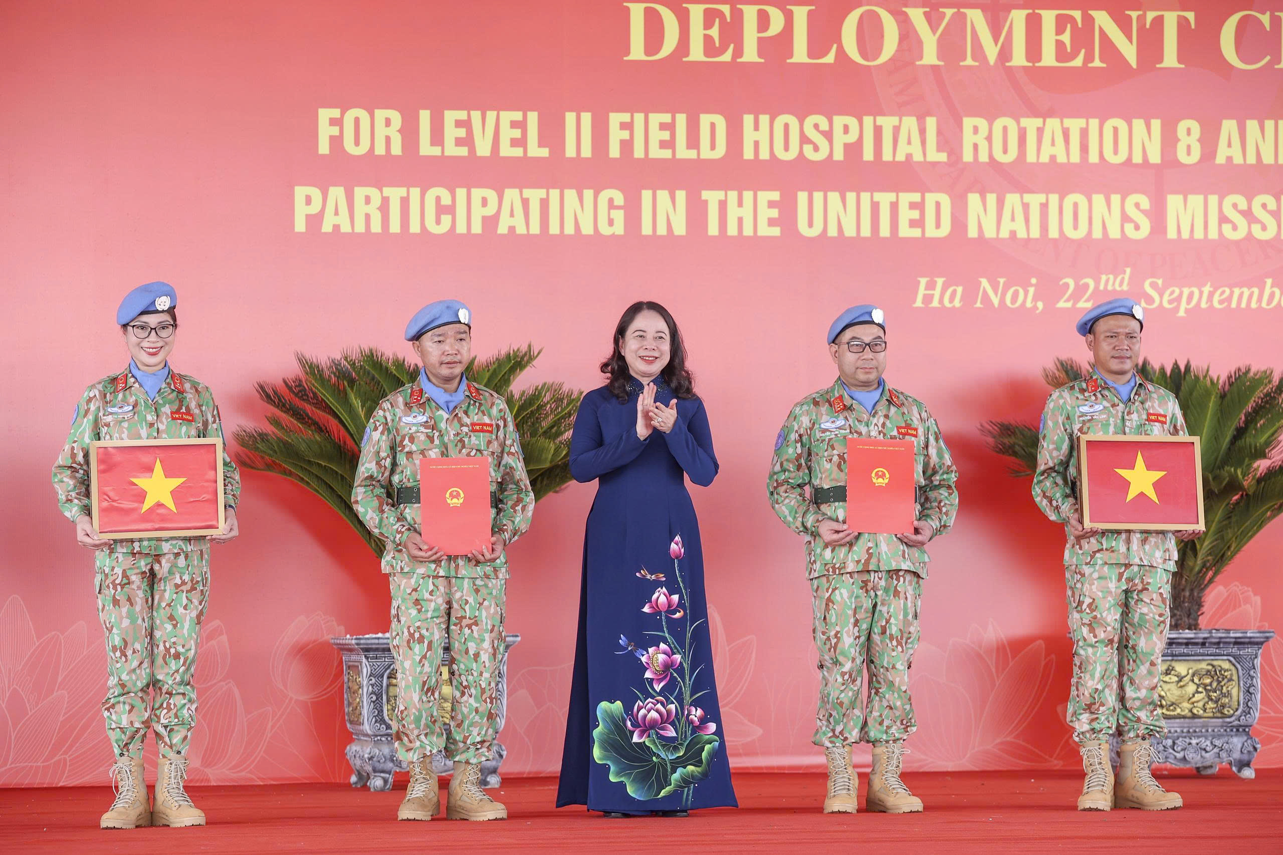 Phó chủ tịch nước giao nhiệm vụ cho 247 chiến sĩ gìn giữ hòa bình Liên Hiệp Quốc- Ảnh 3.