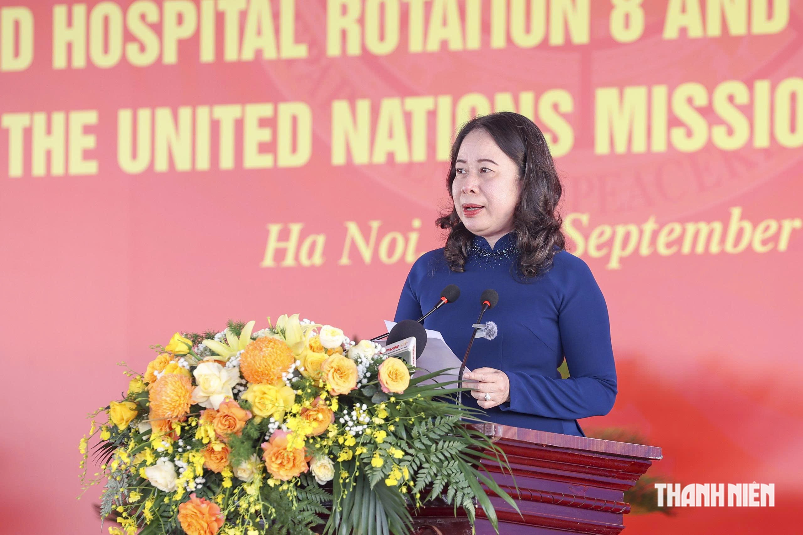 Phó chủ tịch nước giao nhiệm vụ cho 247 chiến sĩ gìn giữ hòa bình Liên Hiệp Quốc- Ảnh 2.