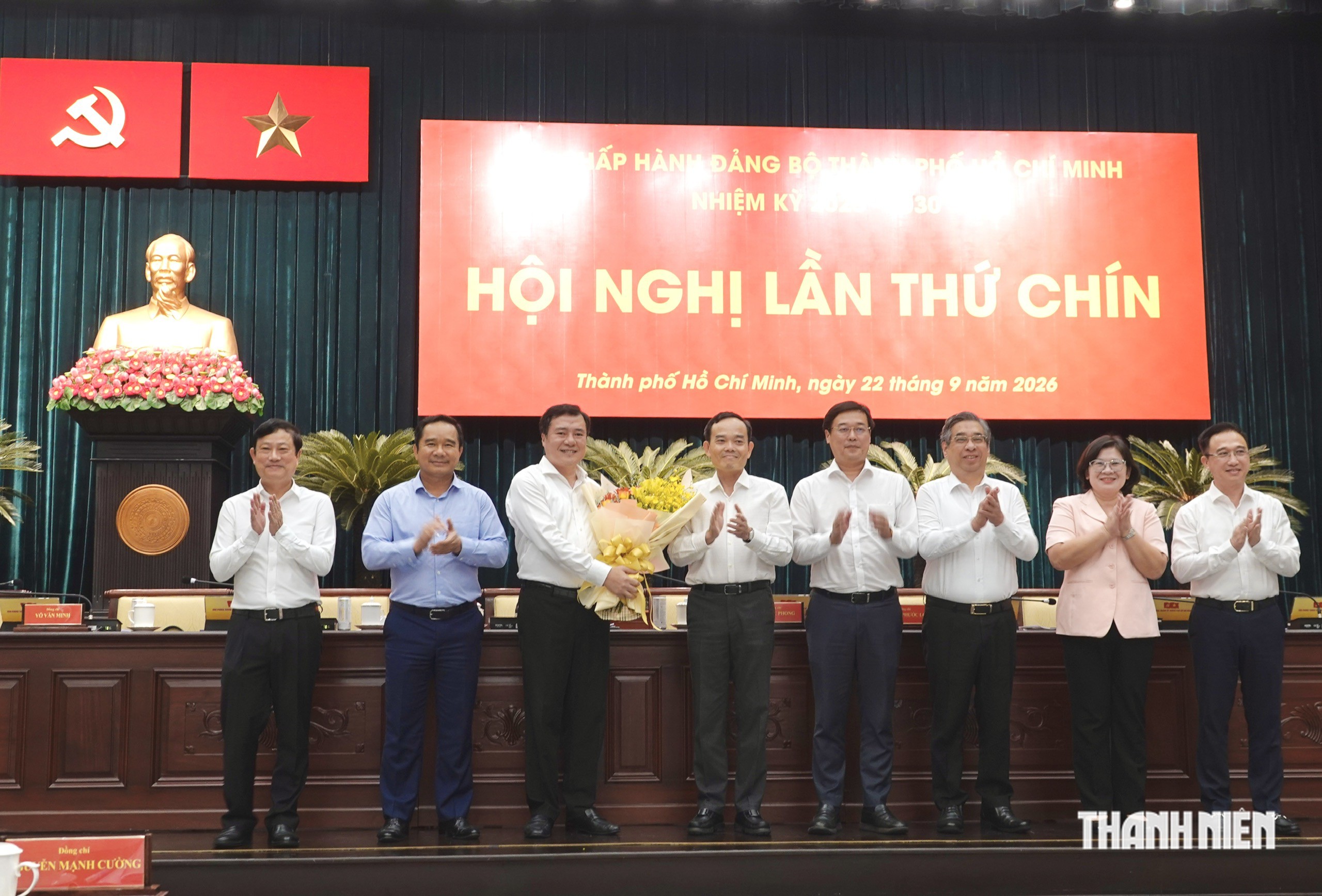 Phó bí thư Nguyễn Sinh Nhật Tân ra mắt Ban Chấp hành Đảng bộ TP.HCM - Ảnh 2.