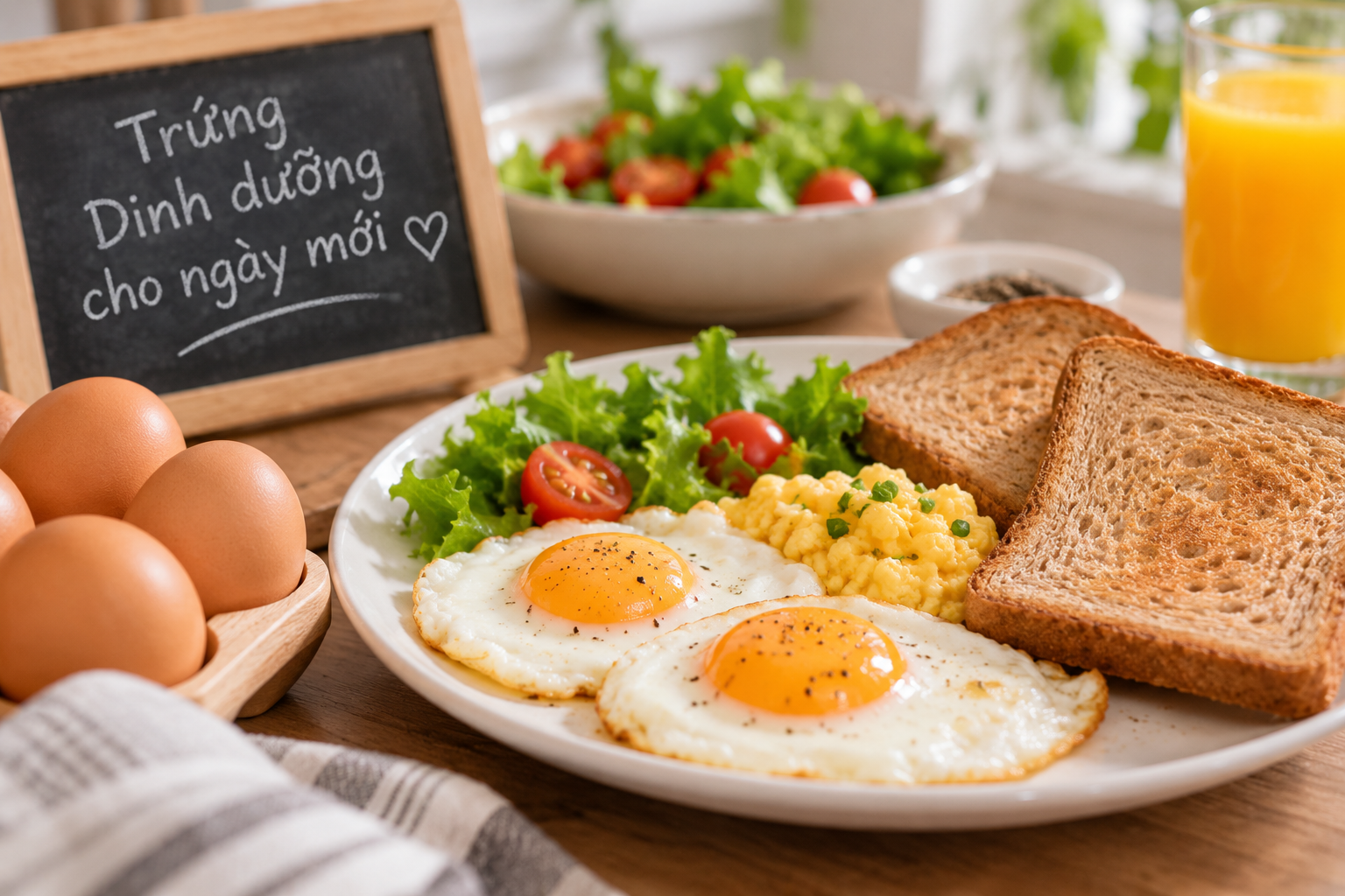 Ăn sáng với trứng: Bao nhiêu quả là đủ lượng đạm? - Ảnh 1.