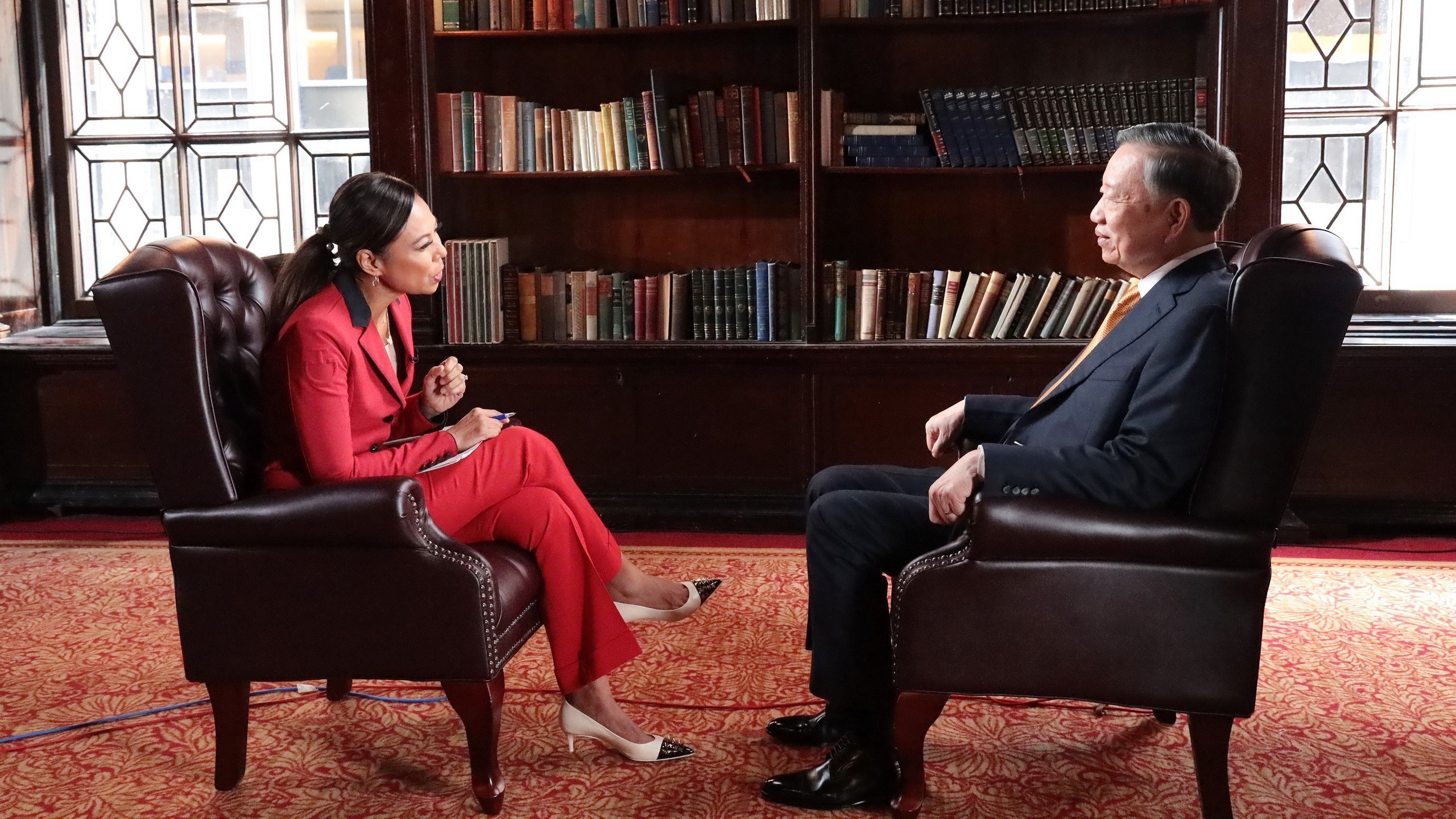 Tổng Bí thư, Chủ tịch nước Tô Lâm trả lời phỏng vấn Bloomberg TV- Ảnh 1.