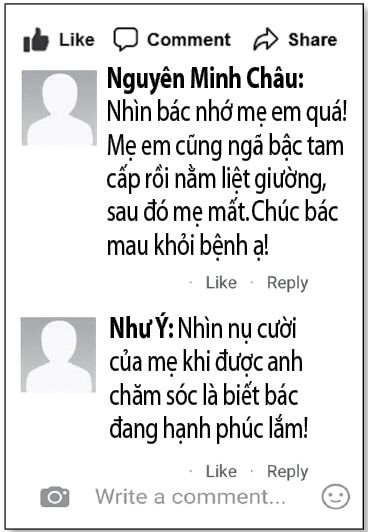 Con trai nghỉ việc, hơn 2 năm chăm mẹ liệt giường - Ảnh 3.
