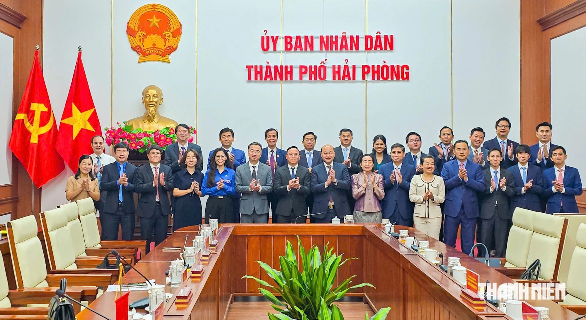 Phó thủ tướng, Chủ tịch Hội Liên hiệp thanh niên Campuchia Hun Many thăm Hải Phòng- Ảnh 3.