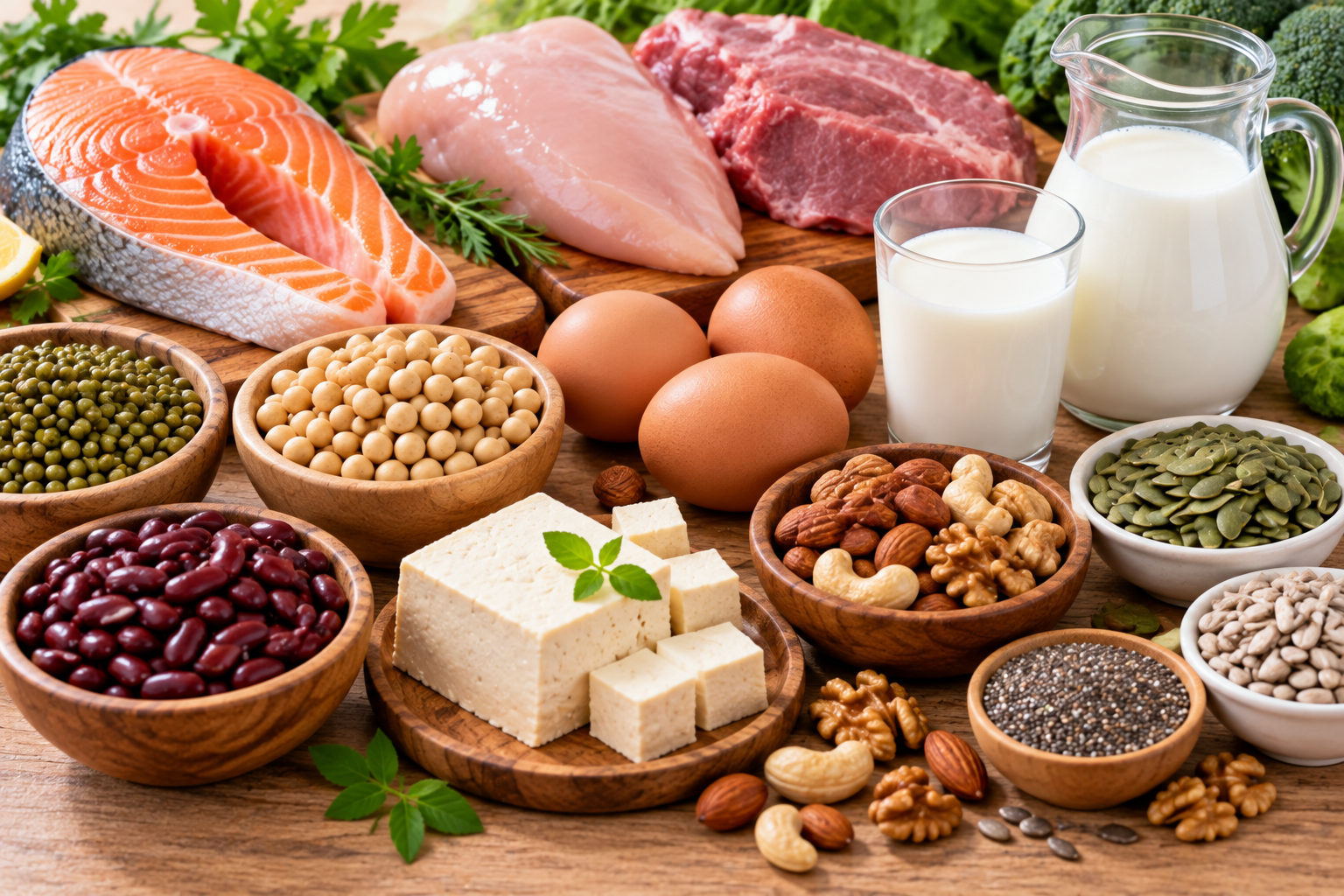 Bữa cơm thiếu thịt cá có lo thiếu đạm? - Ảnh 1.