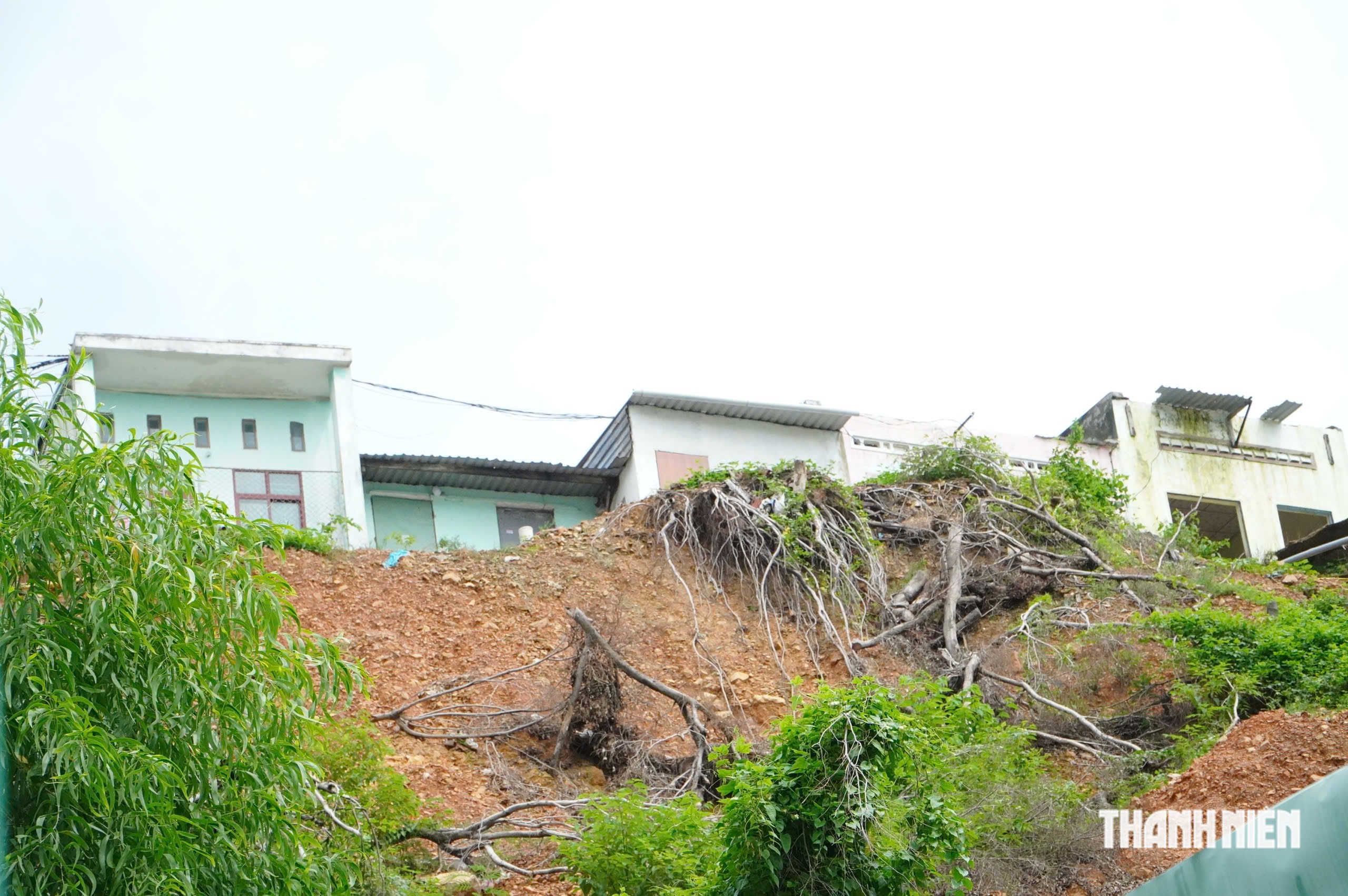 Hơn 50 hộ dân ở Quy Nhơn sống thấp thỏm dưới chân núi lở- Ảnh 3.