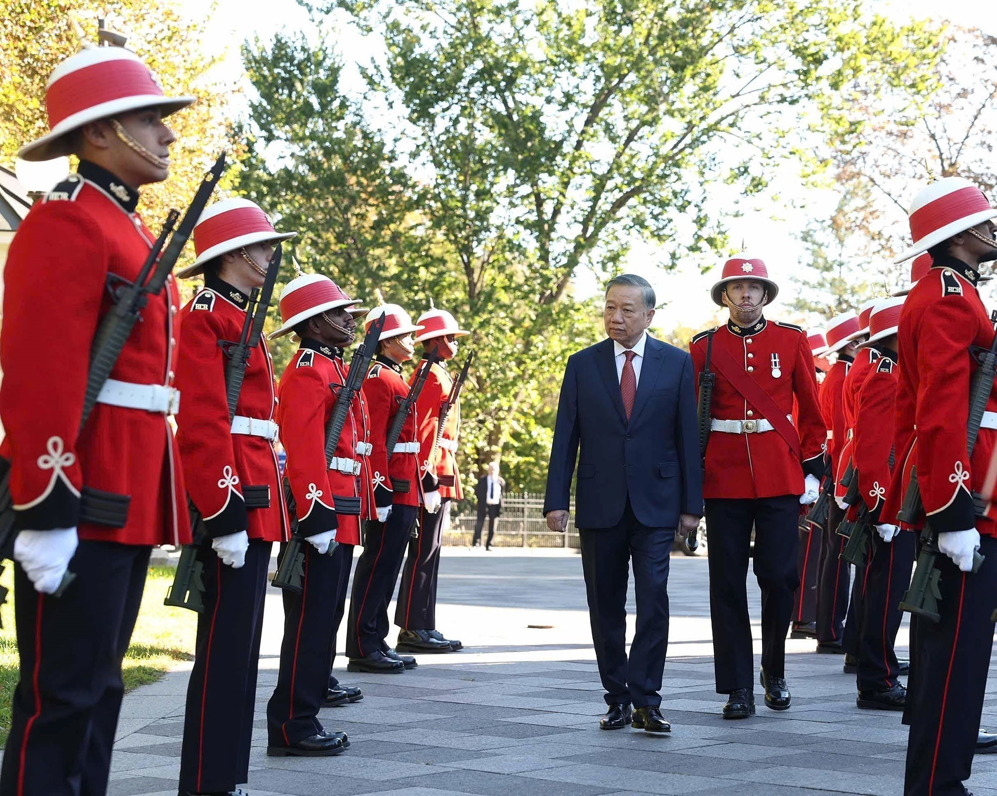 Lễ đón Tổng Bí thư, Chủ tịch nước Tô Lâm thăm cấp Nhà nước Canada - Ảnh 1.