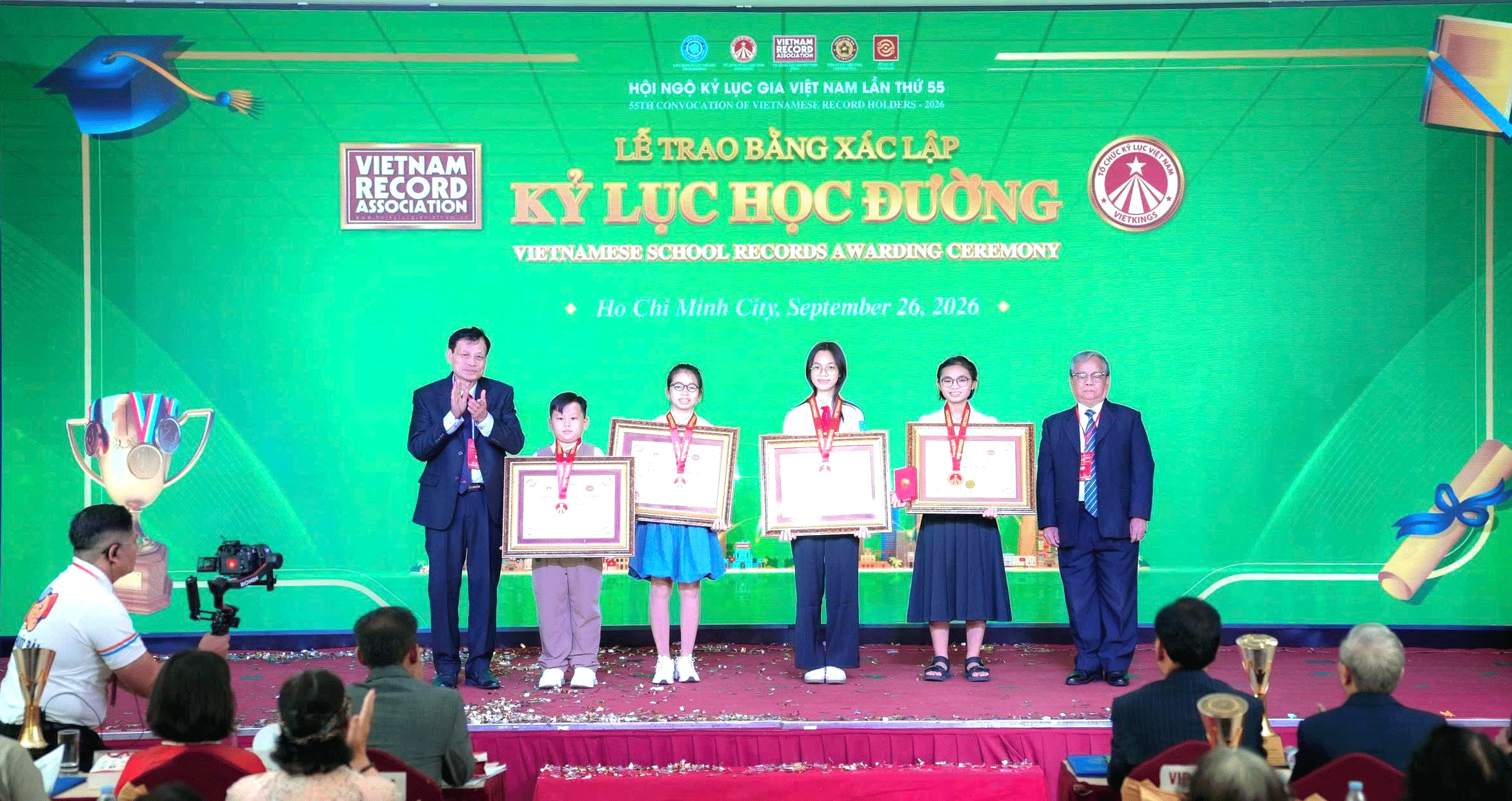 Vinh danh Tinh hoa kỷ lục thế giới và trao xác lập kỷ lục châu Á- Ảnh 1.
