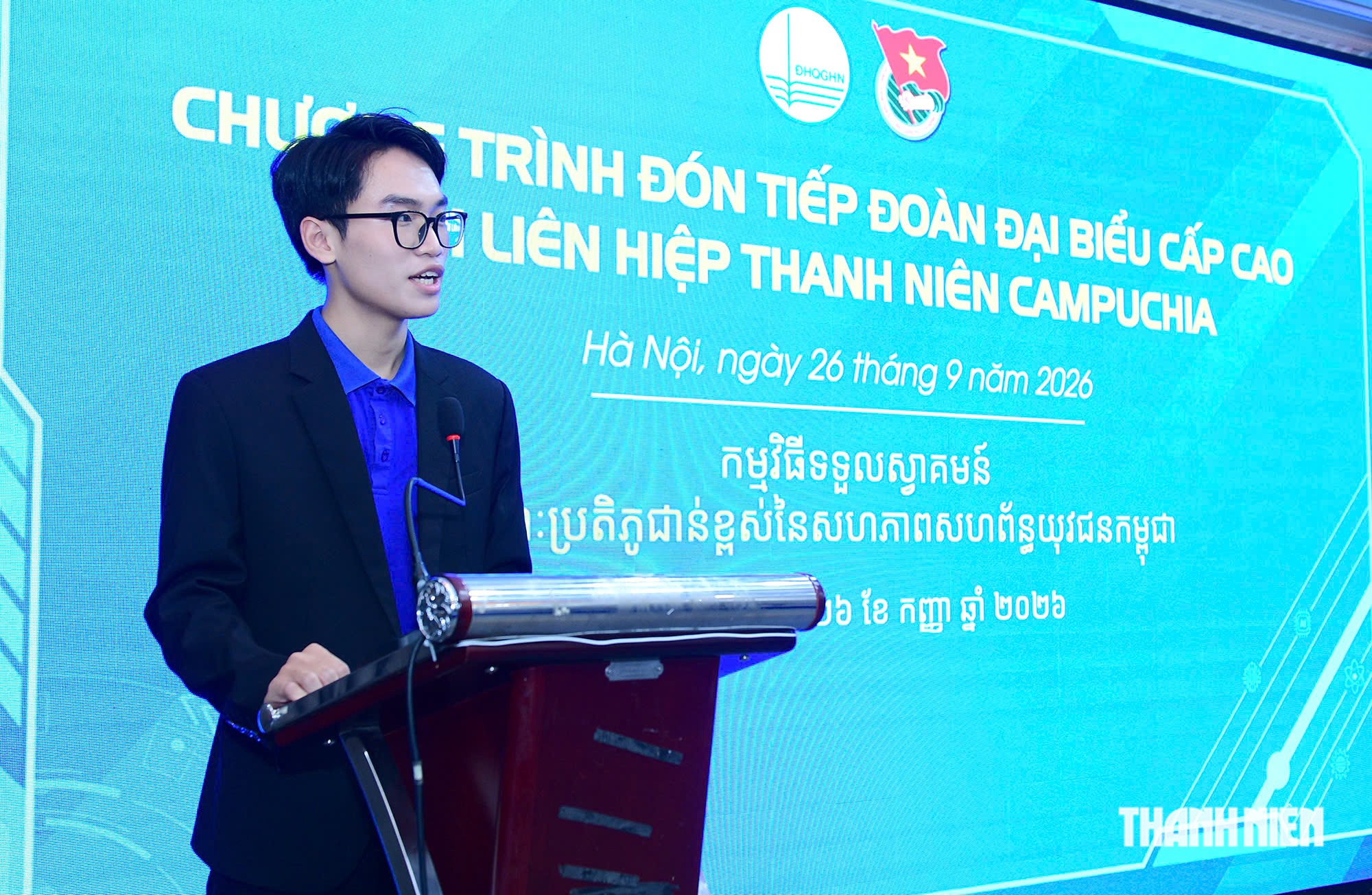 Phó Thủ tướng Campuchia dẫn đầu đoàn đại biểu thanh niên thăm ĐH Quốc gia Hà Nội - Ảnh 6.