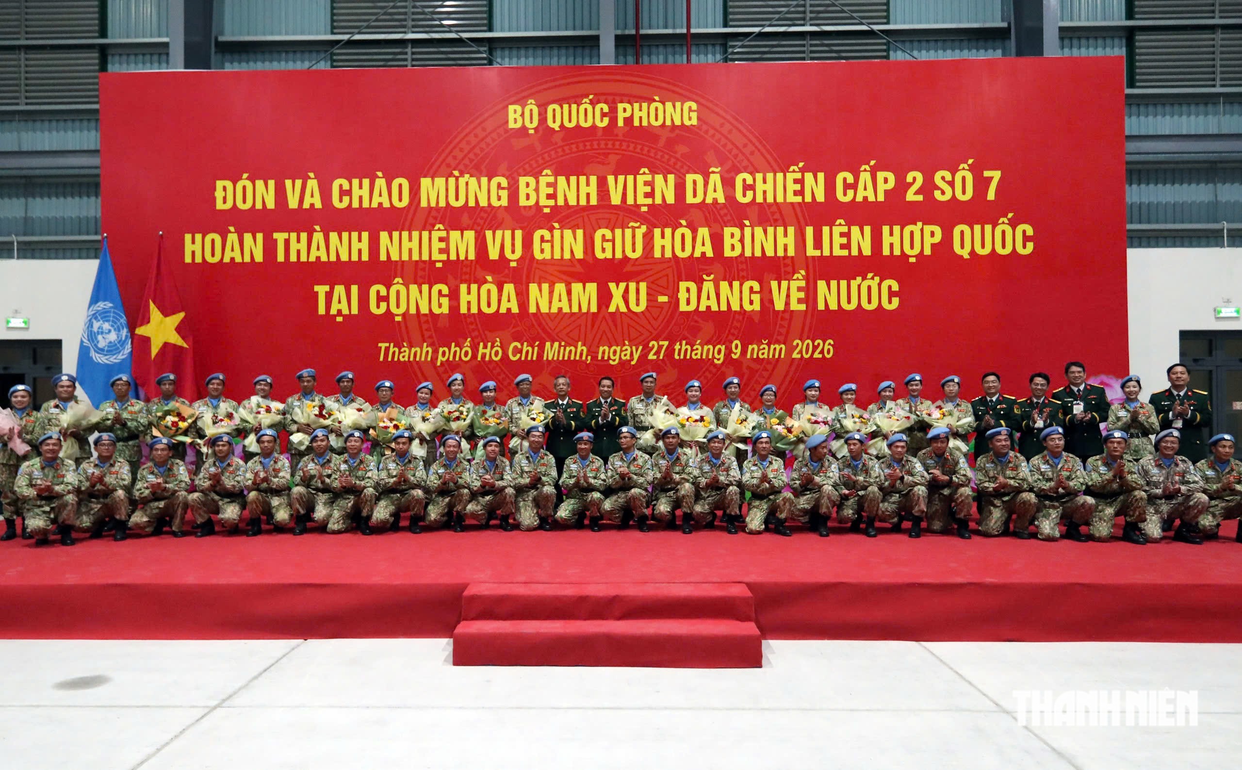 Chiến sĩ 'mũ nồi xanh' bệnh viện dã chiến về nước sau một năm ở Nam Sudan- Ảnh 4.
