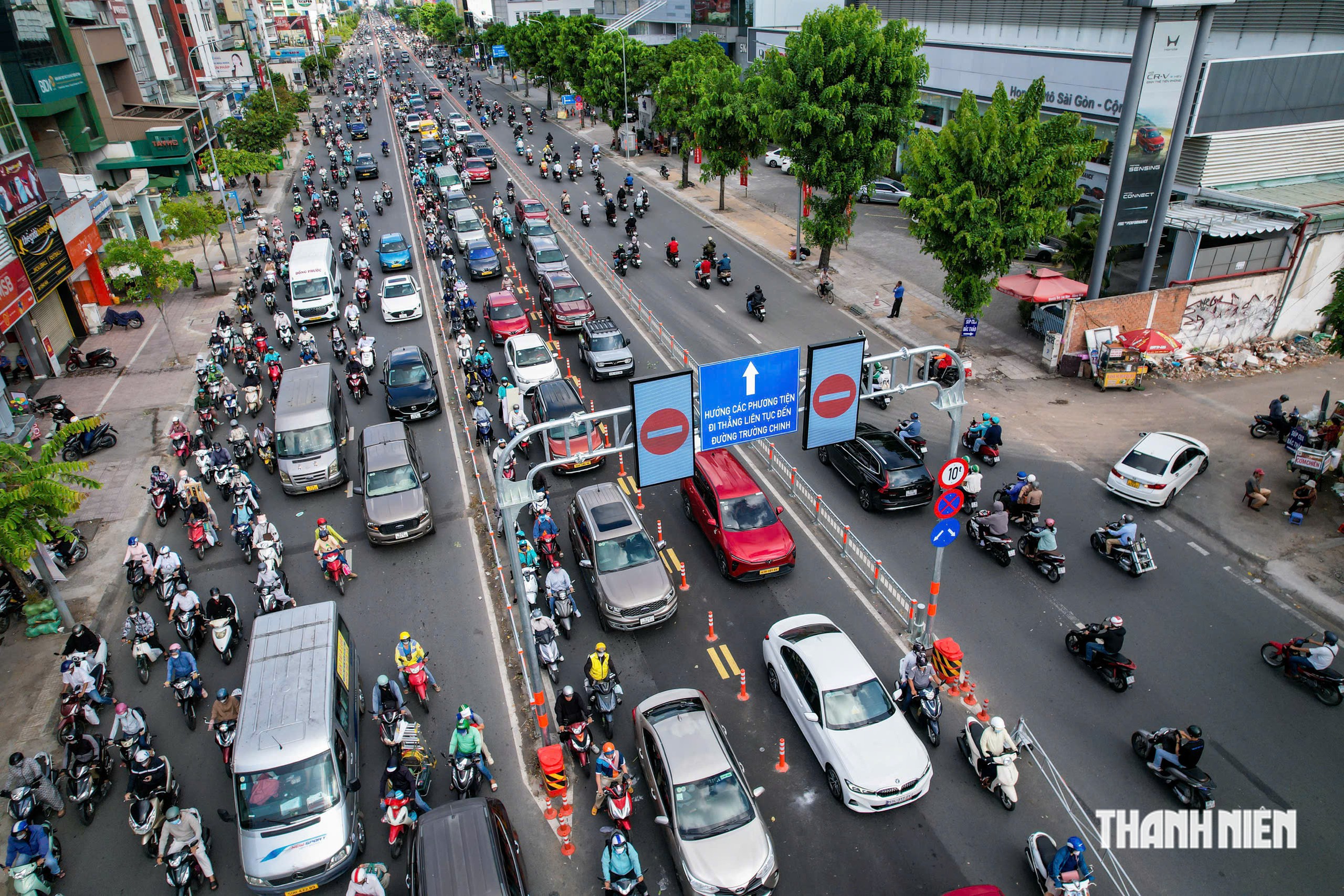 Hơn 4 tháng đảo chiều đường Cộng Hòa, vì sao nay chỉ thực hiện buổi sáng?- Ảnh 1.