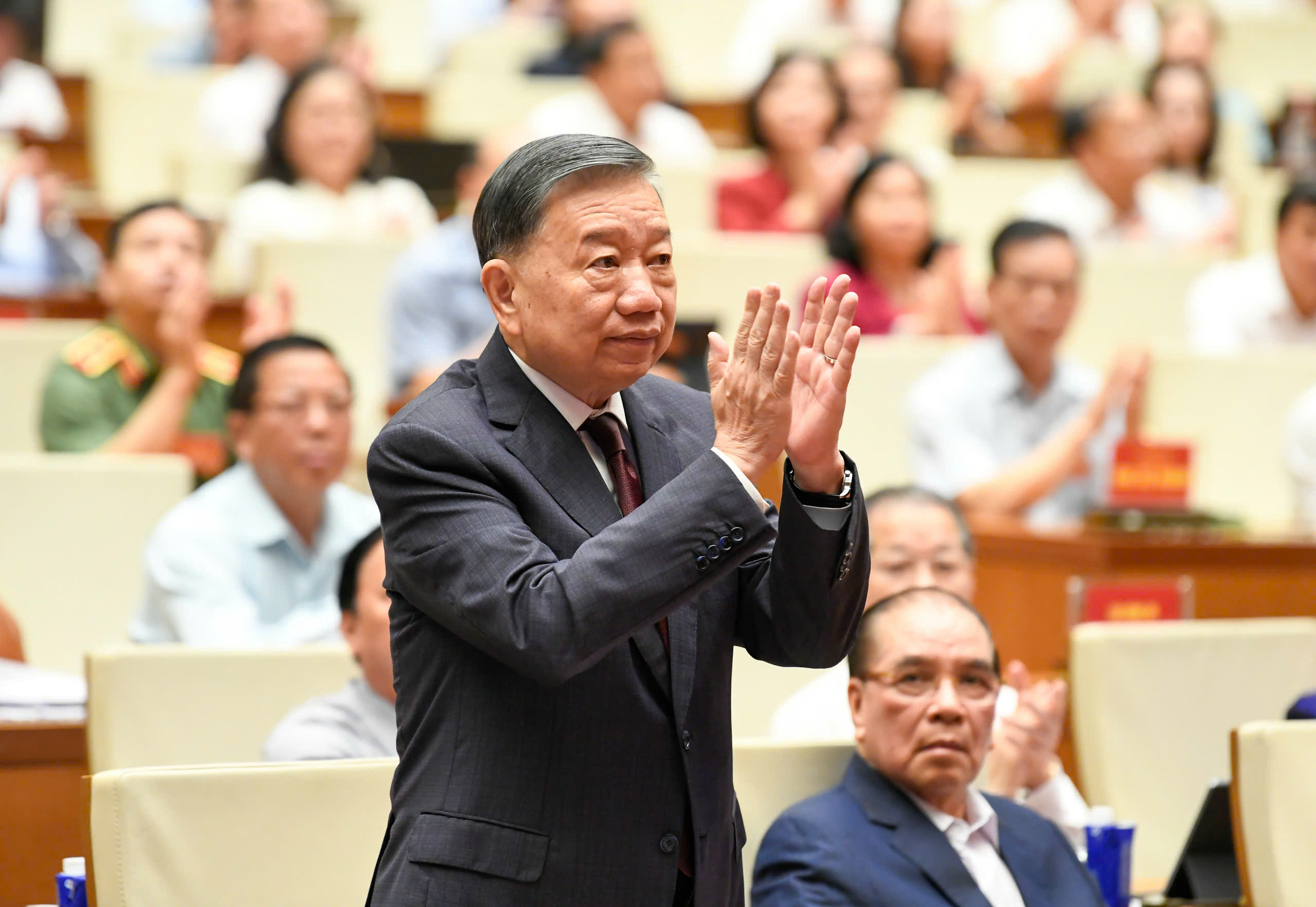 Tổng Bí thư, Chủ tịch nước Tô Lâm dự hội nghị quán triệt nghị quyết của Bộ Chính trị- Ảnh 4.
