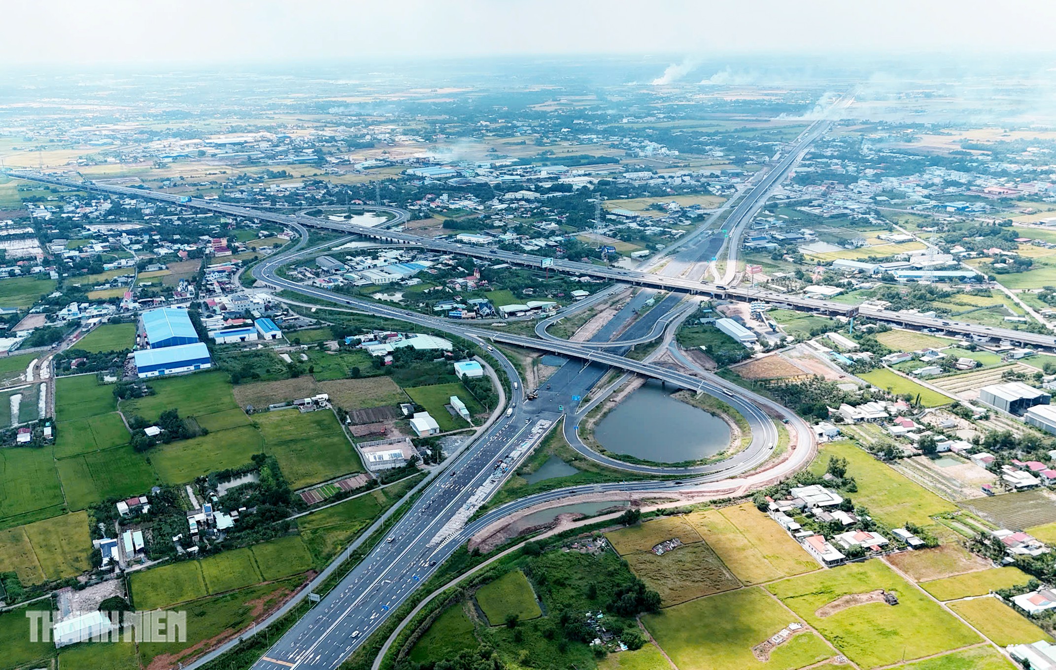Cao tốc Bến Lức - Long Th&agrave;nh trước giờ th&ocirc;ng to&agrave;n tuyến - Ảnh 2.