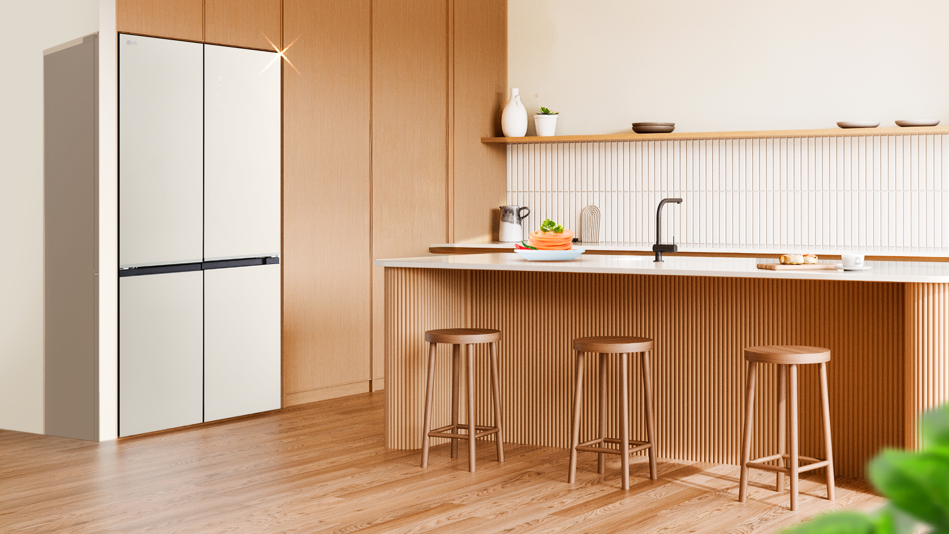Tủ lạnh âm tường LG: Giải pháp ‘vừa vặn từng li’ cho căn bếp hiện đại - Ảnh 2.