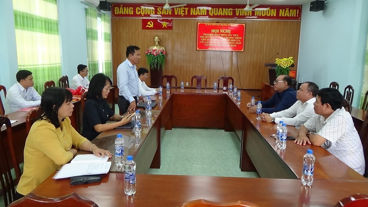 Doanh nhân Đồng Tháp tại TP.HCM tìm hiểu cơ hội đầu tư tại quê hương- Ảnh 1.