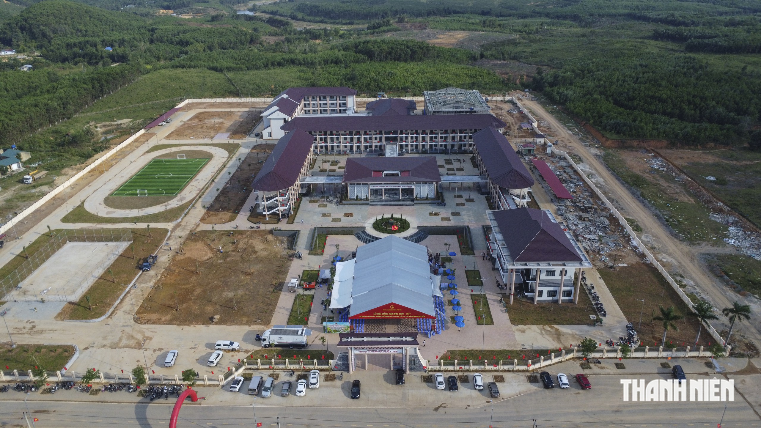 Trường nội tr&uacute; v&ugrave;ng cao Huế trước ng&agrave;y khai giảng: 'Khang trang kh&ocirc;ng tưởng'- Ảnh 1.