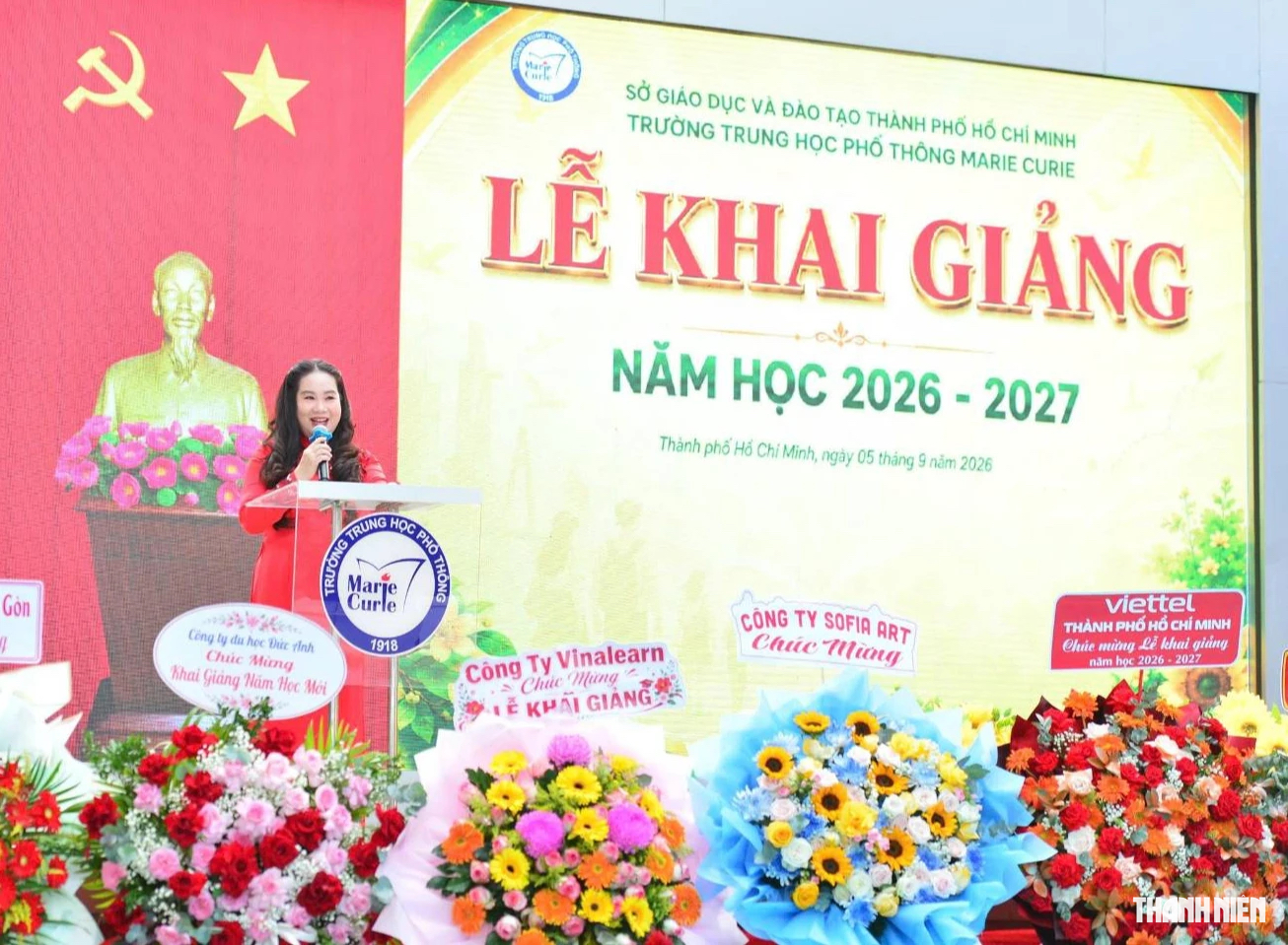 Cô hiệu trưởng nhắn nhủ gì trong lễ khai giảng mà học sinh 'thả tim' rần rần? - Ảnh 3.