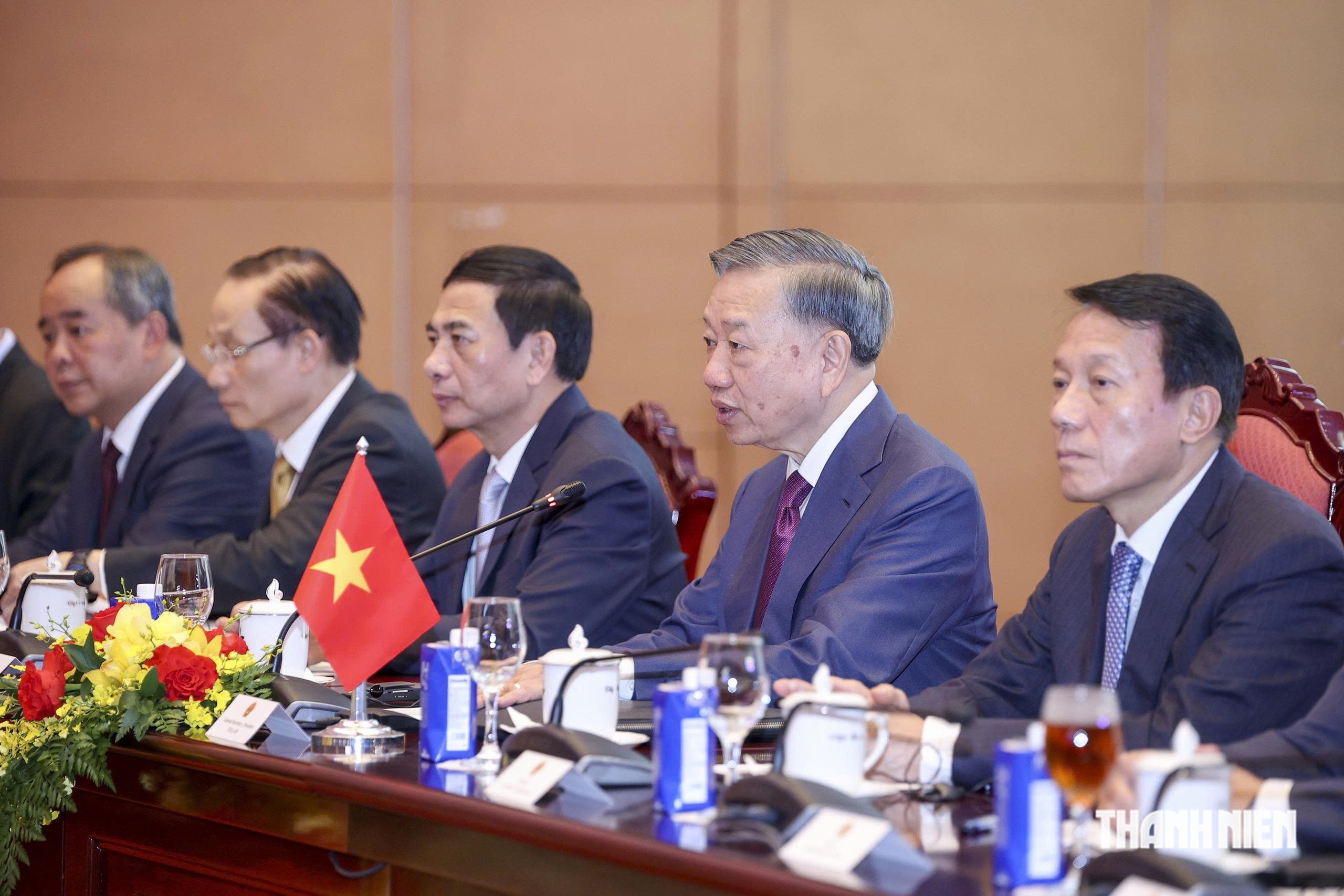 Tổng Bí thư, Chủ tịch nước Tô Lâm chủ trì Lễ đón Tổng thống Myanmar - Ảnh 8.