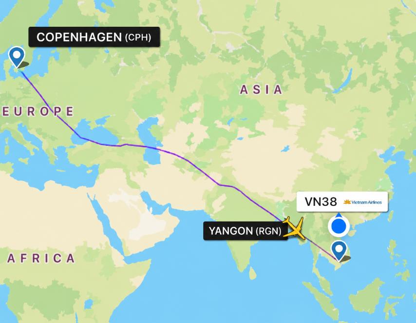 Vietnam Airlines hạ cánh khẩn cấp tại Myanmar cứu sản phụ sinh con trên máy bay- Ảnh 1.