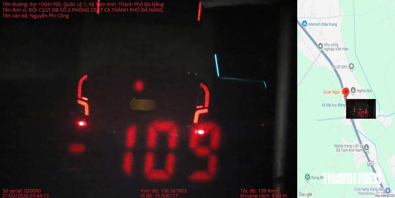 Xe khách phóng 112 km/giờ trên quốc lộ 1, CSGT tăng cường kiểm tra ban đêm- Ảnh 5.
