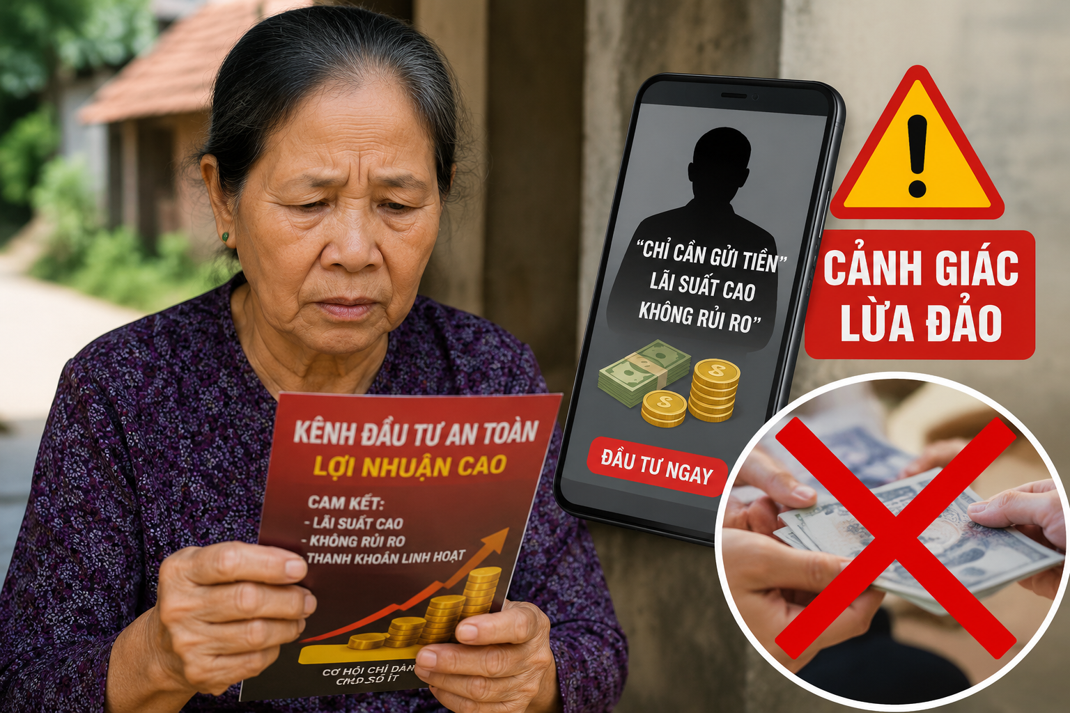 Công an cảnh báo lừa đảo, người già ở nông thôn cần đặc biệt lưu ý- Ảnh 1.