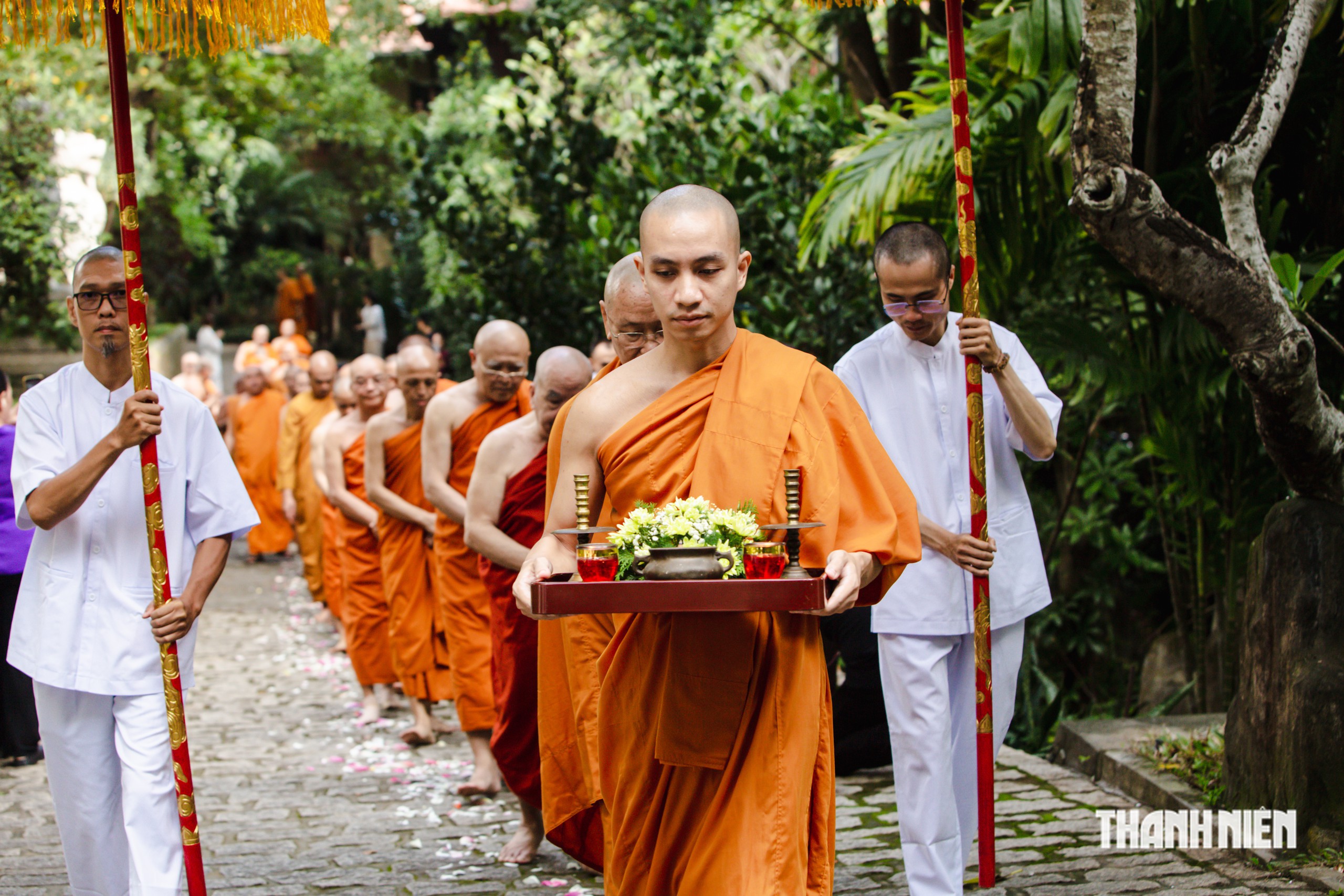 H&agrave;ng trăm tăng ni, phật tử dự lễ tưởng niệm cố Đại trưởng l&atilde;o Hộ T&ocirc;ng - Ảnh 2.