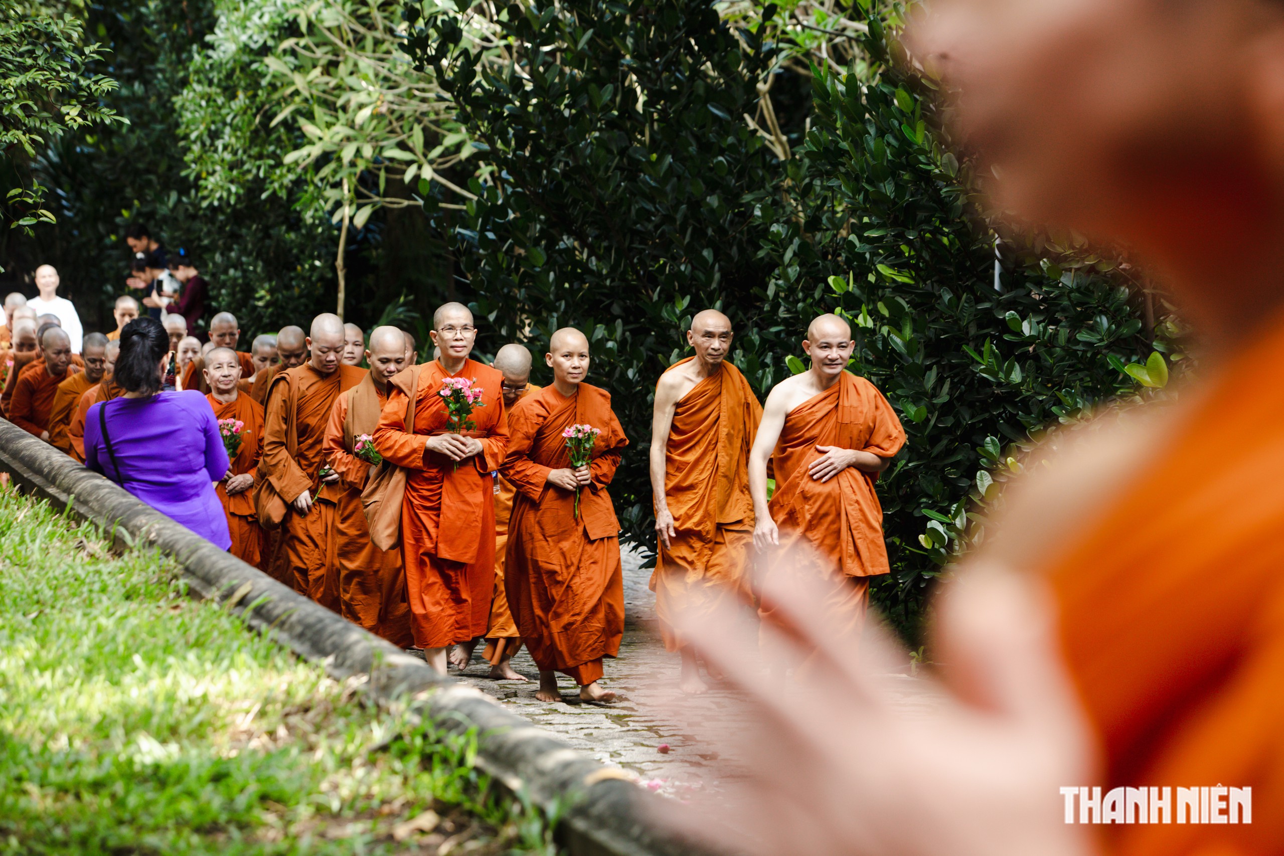 H&agrave;ng trăm tăng ni, phật tử dự lễ tưởng niệm cố Đại trưởng l&atilde;o Hộ T&ocirc;ng - Ảnh 3.