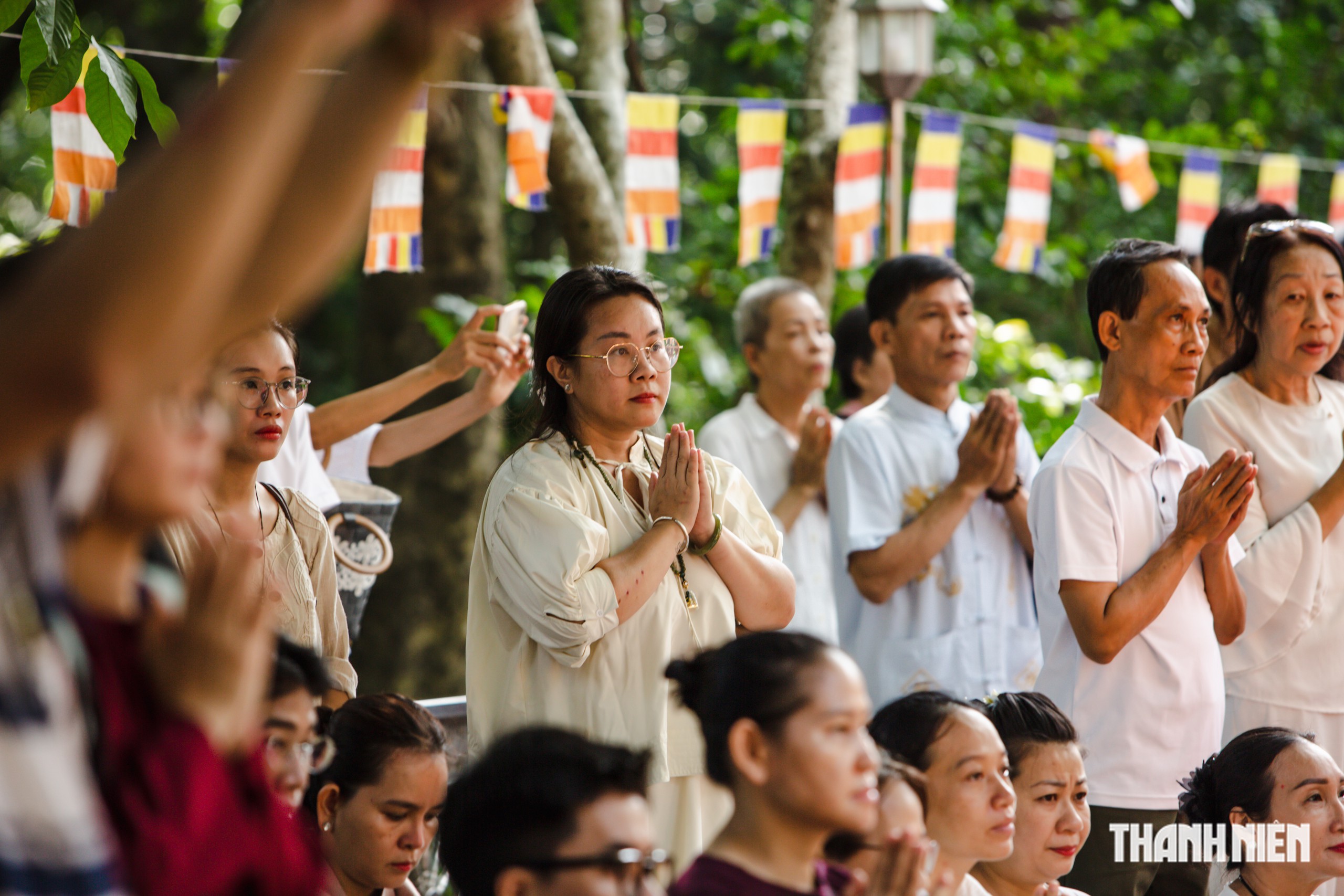 H&agrave;ng trăm tăng ni, phật tử dự lễ tưởng niệm cố Đại trưởng l&atilde;o Hộ T&ocirc;ng - Ảnh 9.