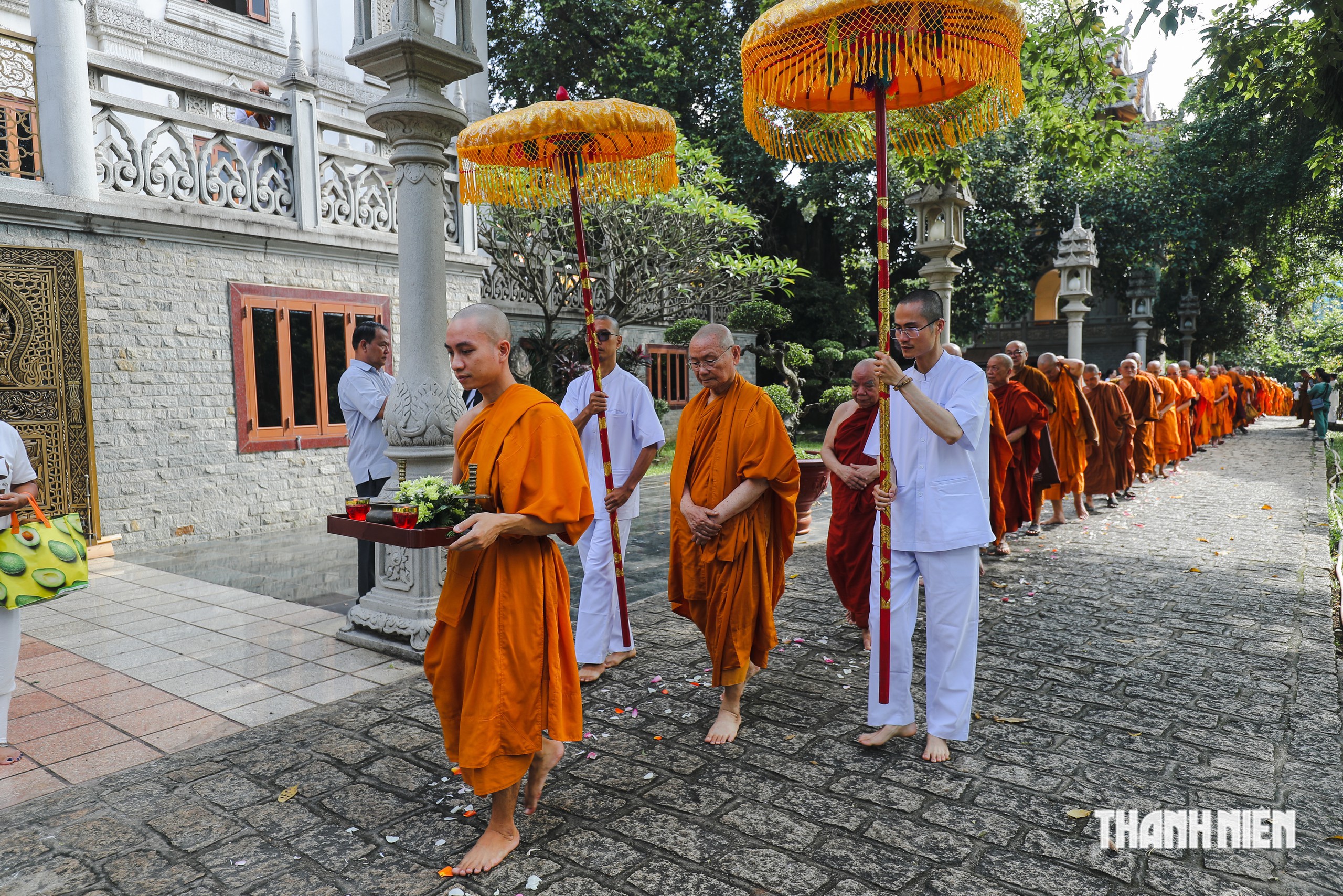 H&agrave;ng trăm tăng ni, phật tử dự lễ tưởng niệm cố Đại trưởng l&atilde;o Hộ T&ocirc;ng - Ảnh 1.