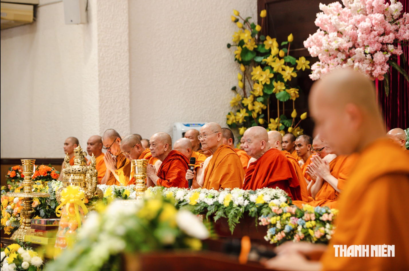 H&agrave;ng trăm tăng ni, phật tử dự lễ tưởng niệm cố Đại trưởng l&atilde;o Hộ T&ocirc;ng - Ảnh 11.
