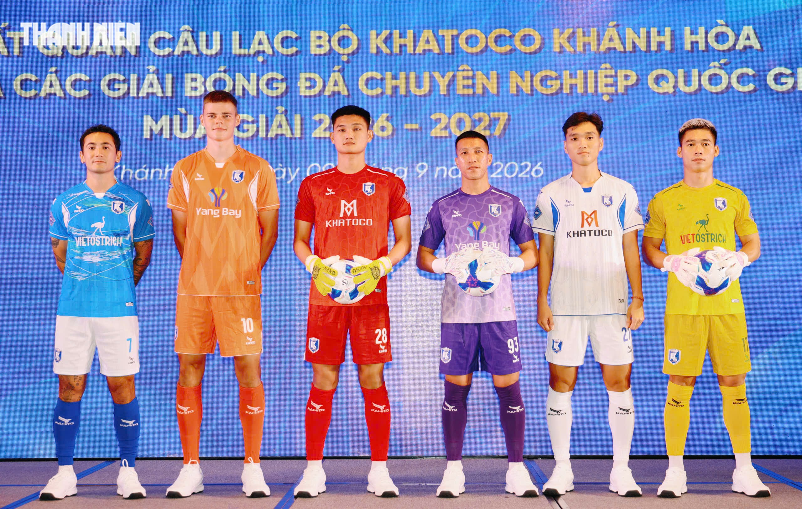 Khatoco Kh&aacute;nh H&ograve;a 'thay m&aacute;u' nh&acirc;n sự, chi&ecirc;u mộ ngoại binh chiều cao khủng: Quyết t&acirc;m trở lại V-League- Ảnh 1.