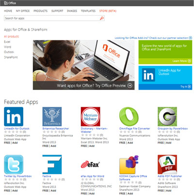 Office Store beta