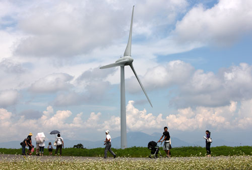Phát triển điện gió ở thành phố Koriyama, Nhật Bản