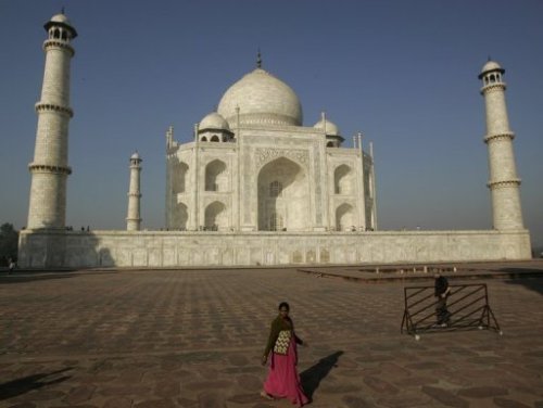 Lăng mộ nổi tiếng thế giởi Taj Mahal ở Ấn Độ - Ảnh: AFP