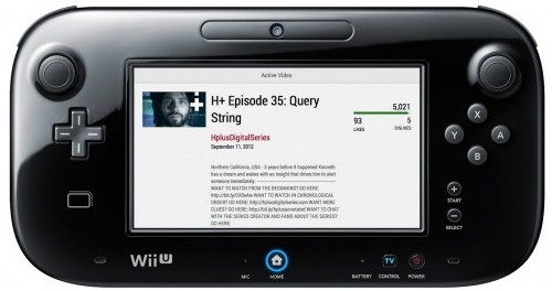 Wii U; YouTube; máy chơi game; console; giải trí; Full HD