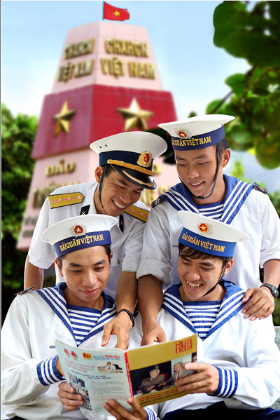 Phút giải lao của lính đảo