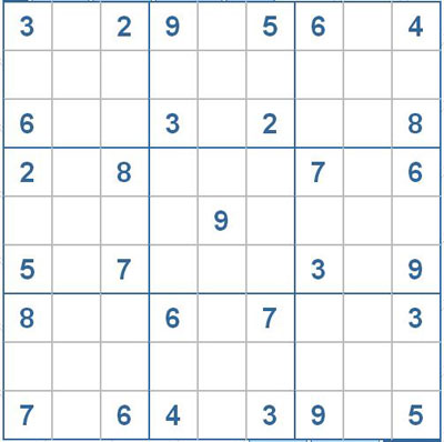 Mời các bạn thử sức với ô số Sudoku 2176 mức độ Khó