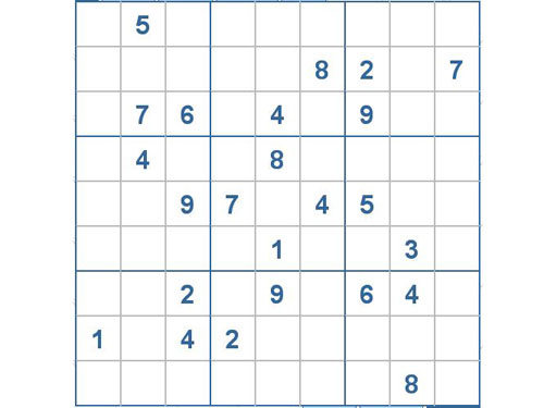 Mời các bạn thử sức với ô số Sudoku 2002 mức độ Khó - nd