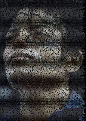 Một bức chân dung Michael Jackson của Ralph Ueltzhoefer. Ảnh: Oddity Central