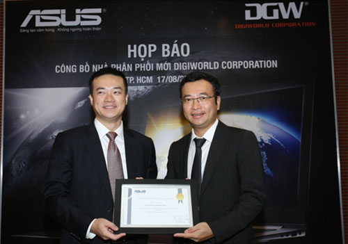 ASUS và DGW ký kết hợp tác phân phối sản phẩm ASUS tại Việt Nam 1