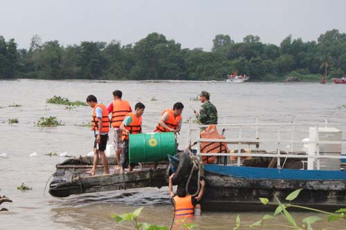 Diễn tập ứng phó tình huống vỡ đập hồ Dầu Tiếng34