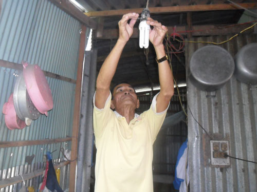 Ấp văn hóa tiết kiệm điện