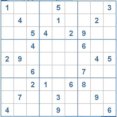 Mời các bạn thử sức với ô số Sudoku 2504 mức độ Khó