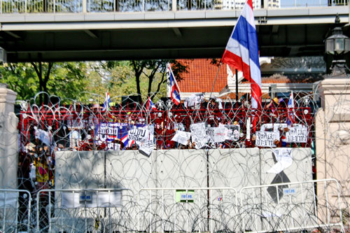 Cảnh sát Thái chưa bắt lãnh đạo phe biểu tình 3