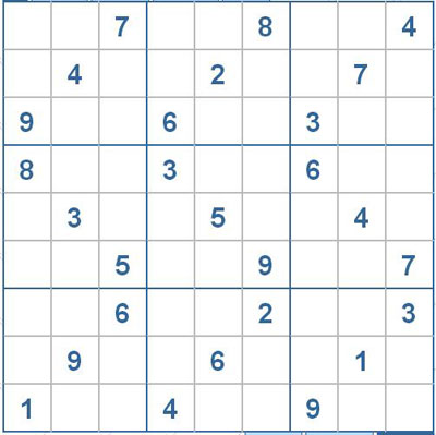 Mời các bạn thử sức với ô số Sudoku 2250 mức độ Khó