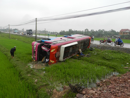 Hiện trường xảy ra vụ tai nạn