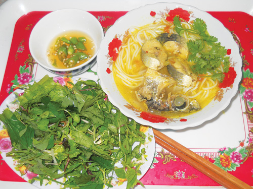 Bún cá chuồn