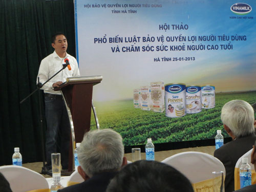 Vinamilk chăm sóc sức khoẻ Người cao tuổi Hà Tĩnh