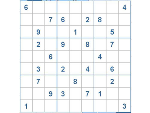 Mời các bạn thử sức với ô số Sudoku 2356 mức độ Rất Khó